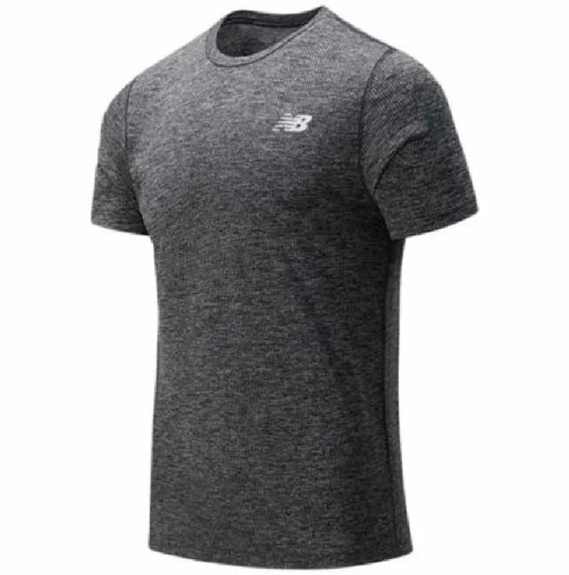 New Balance Men's Tenacity Tee Black Heather